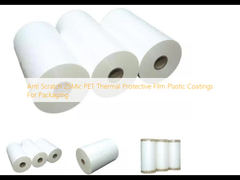 反スクラッチ 25Mic ペットの熱保護フィルムの包装のためのプラスチック コーティング