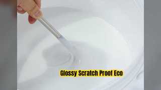 光沢のある傷防止水性コーティング