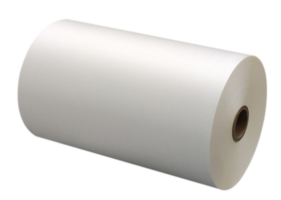 Good price 1920mm 27 マイクロン 防湿 高耐磨性 サタン BOPP 紙 紙コア 1 インチ付き ラミネート プラスチックフィルム ロール オンライン