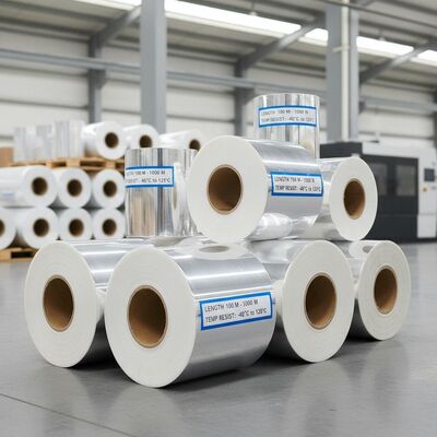 良い価格 低温40°Cから120°Cまで 耐熱性 ラミネーションフィルムロール 輝く 長さ100メートルから1000メートル 工業用に最適 オンライン