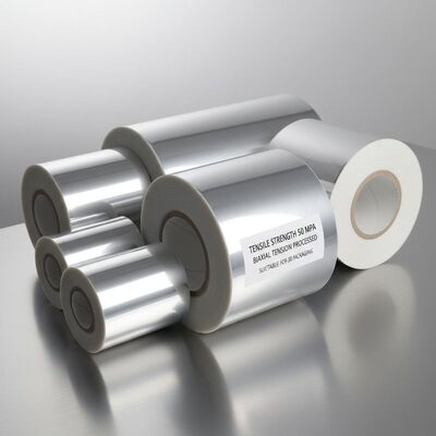 良い価格 引張強度50 MPa ラミネートフィルムロール、二軸延伸加工タイプ、厚み範囲12～30ミクロン、包装用 オンライン