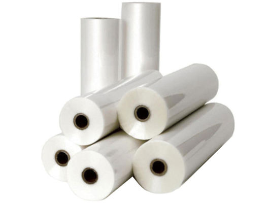 Good price BOPP 熱活性ラミネートフィルムロール 18μm 厚さ 温度耐性 ホットホイール スタンピンググレード 1920mm 幅 オンライン